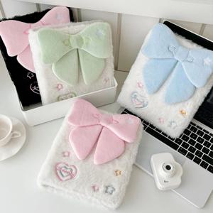 A6 포토 카드 바인더 귀여운 3D Bowknot 플러시 포토 카드 홀더 Kpop Photoalbum 아이돌 카드 수집 도서 사진 카드 포장 용품