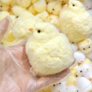 수제 노란색 큰 치킨 플러시 실리콘 Squishy 꼬집는 장난감 귀여운 암탉 병아리 타바 짜기 장난감 퍼지 릴리스 손 스트레스