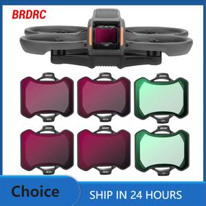 BRDRC Avata 2 드론 렌즈 필터 세트, DJI AVATA 2 카메라, UV CPL ND8 ND16 ND32 ND64 광학 유리 사진 필터 키트