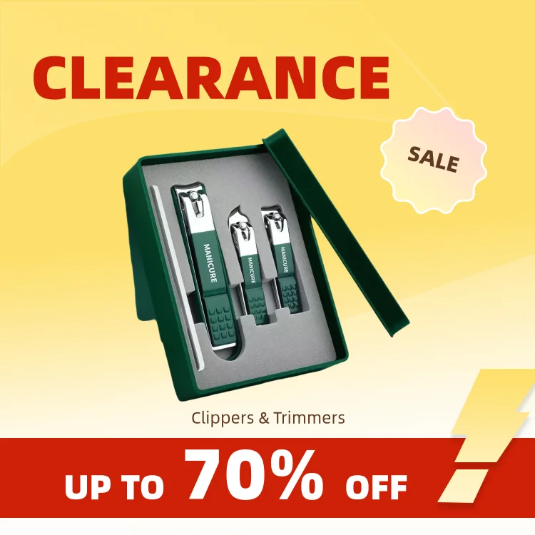 Clearance_Nail Clipper 세트 고급 가정용 손톱깎이 남성과 여성 범용 페디큐어 도구 간단한 휴대용 네일 도구_C