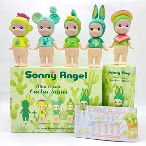 써니 엔젤 미니 Figuhe 선인장 시리즈 신비한 서프라이즈 블라인드 박스 조수 놀이 장난감 인형 행운의 마스코트 손으로 만든 크리스마스 선물