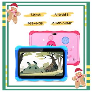 Sauenaneo의 새로운 만화 돌고래 어린이 안드로이드 태블릿 안드로이드 9 4GB RAM 64GB ROM WiFi 블루투스 교육 게임 4000mAh