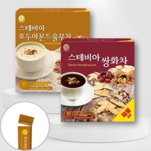 송원 우리차 스테비아호두아몬드율무차30T+스테비아쌍화차30T