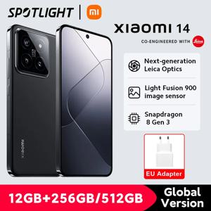 새로운 샤오미 14 스마트폰 글로벌 버전 RAM 12GB ROM 스냅드래곤 8 Gen 3 라이카 카메라 50MP 6.36인치 AMOLED 디스플레이