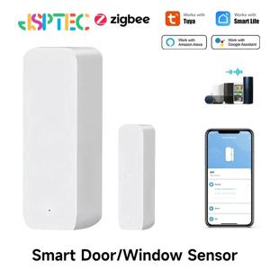 Tuya Zigbee 도어 윈도우 센서 스마트 홈 APP 원격 제어용 접촉 센서 Alexa Google Assistant와 호환 가능