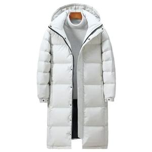 겨울 남성 롱 다운 재킷 고품질 남성 두꺼운 따뜻한 파카 -30 ℃   야외 흰색 오리 후드 재킷 남성 겨울 코트