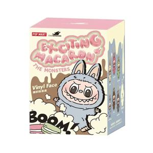 오리지널 Labubu 하트 비트 마카롱 페이스 시리즈 블라인드 박스 트렌디 플레이 귀여운 수제 모델 미스터리 박스 컬렉션 장난감 생일 선물