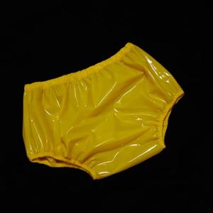 플라스틱 팬티 안티 기저귀 ABDL 대형 느슨한 와이드 기어 요실금 기저귀 높은 허리 플라스틱 속옷 PVC 투명 바지