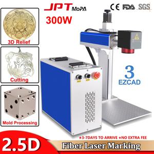 2.5D 100W JPT Mopa 섬유 레이저 마킹 절단기 모든 금속 200W 섬유 레이저 깊은 조각사에 대한 3D 구호 깊은 조각
