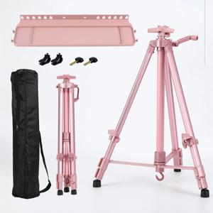 접이식 휴대용 금속 스케치 이젤 스탠드 금속 소재 50-150CM 야외 그림에 맞게 조절 가능 33*10cm 트레이 옵션