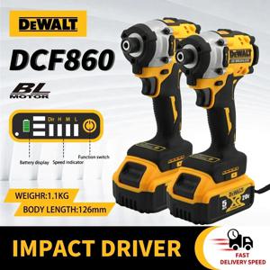 Dewalt DCF860 무선 컴팩트 드릴/드라이버 20V 브러시리스 전기 드릴 스크루드라이버 충전식 전동 공구 DCF850 업그레이드됨