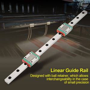 선형 레일 캐리지, 1pc 300mm MGN12 소형 선형 레일 가이드 레일 12mm 너비 2pcs MGN12B 슬라이드 블록