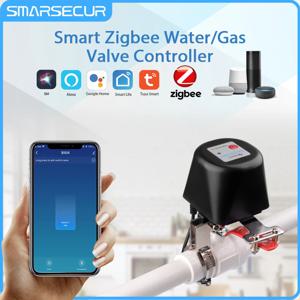 SMARSECUR Zigbee 무선 제어 가스 워터 밸브 스마트 라이프 차단 컨트롤러