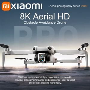 Xiaomi M888 Pro VR 드론 8K 전문 항공 HD 듀얼 카메라 지능형 장애물 회피 브러시리스 전원 접이식 장난감 UAV