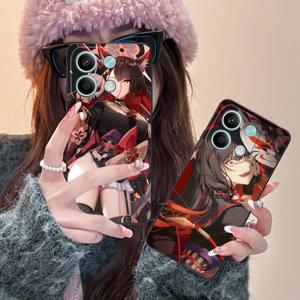 블루 아카이브 코사카 와카모 샤오미 레드미 노트 14 13 12 11 A5 3 2 1 프로 플러스 4G 5G 컬러 프린팅 예쁜 커버