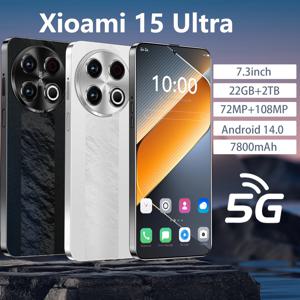 2025 글로벌 버전 샤오미 15 울트라 스마트폰 7.3인치 HD 풀 스크린 4G/5G 7800mAh 언락 폰용 케이스입니다.