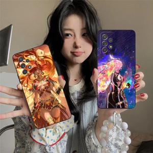 Genshin Impact Mavuika 전화 케이스 삼성 갤럭시 A73 72 71 70 56 55 54 53 52 36 35 34 23 16 15 5G 컬러 인쇄 스마트 폰