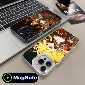 겐신 임팩트 마후이카 아이폰 16 15 14 13 12 11 X XR XS 8 7 Pro Max Plus MagSafe 컬러 프린팅 예쁜 고급 케이스