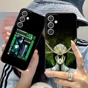 애니메이션 Bleach Ulquiorra Cifer 전화 케이스 삼성 갤럭시 S25 S24 S23 S22 S21 S20 Note20 Plus FE 울트라 컬러 인쇄 럭셔리