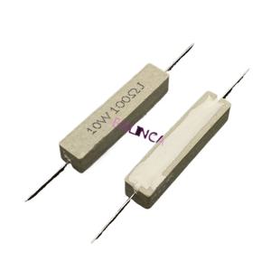 5pcs 10W 27 30 33 36 39 43 47 51 56 ohm 27R 30R 33R 36R 39R 43R 47R 51R 56R 세라믹 시멘트 전원 저항 10W 5%