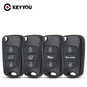 KEYYOU Kia K2 K5 Rio 3 Ceed Sorento Sportage 3 BT 플립 원격 자동차 키 쉘 케이스 현대 솔라리스 Accent Avante I30 IX35