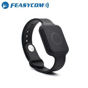 Feasycom FSC-BP107D 웨어러블 iBeacon Eddystone 손목 밴드 방수 DA14531 교체 가능한 배터리가 포함된 Bluetooth 비콘 팔찌