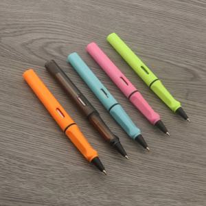 1Pc 볼펜 + 8 리필 블랙 블루 레드 잉크 젤 펜 총알 팁 0.5mm 롤러 볼 펜 학교 사무용품 편지지 펜