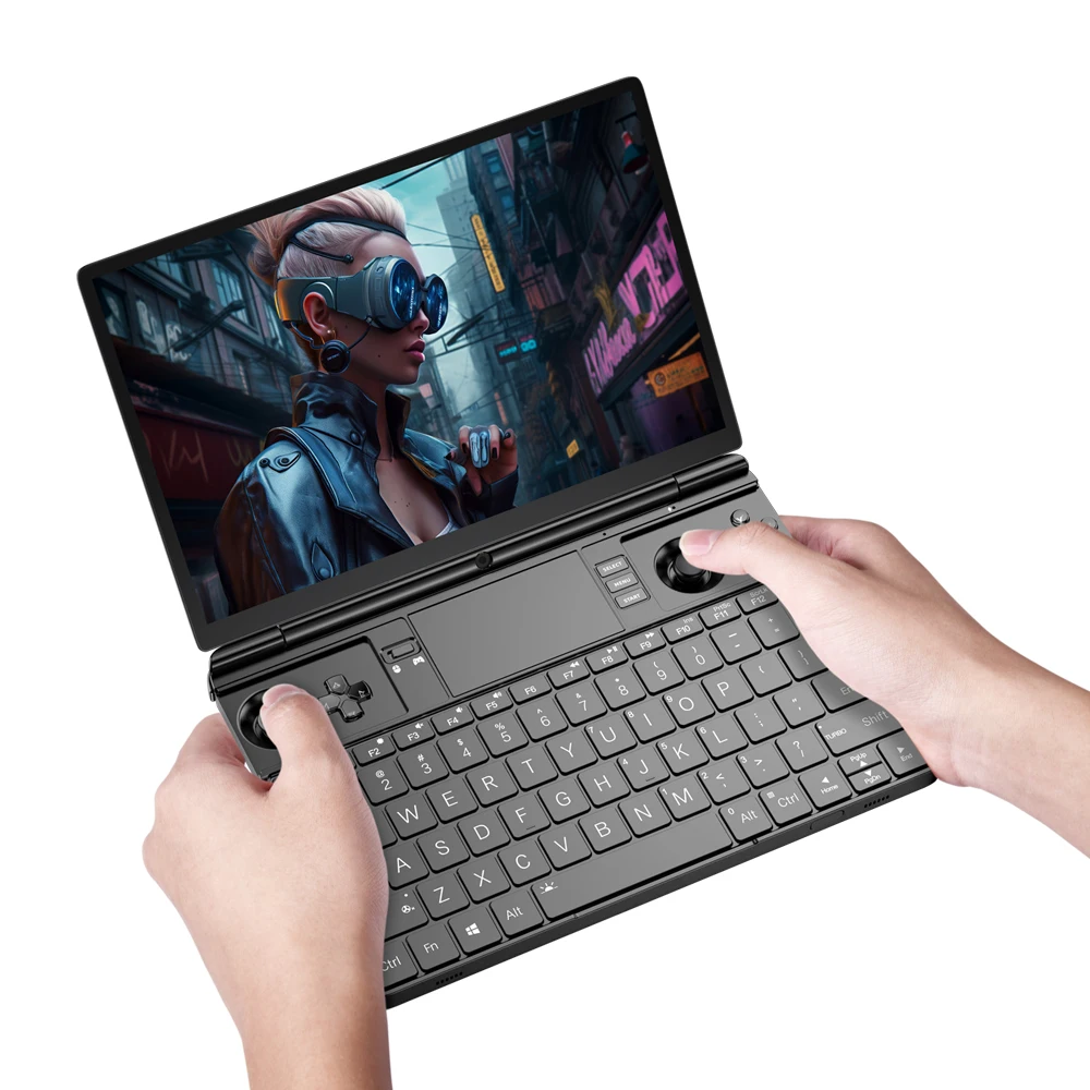 게이밍 노트북 미니 PC 노트북, GPD 2025 WIN Max 2 64GB RAM, 1TB, 2TB SSD 하드 디스크, CPU AMD 8840U AI9 HX370 프로세서, LPDDR 5