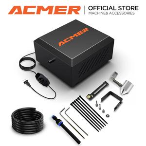 ACMER C4 레이저 에어 어시스트 펌프, 대부분의 레이저 커터 기계용 30L/min 공기 흐름 연기 먼지 제거 저소음 에어 어시스트 세트