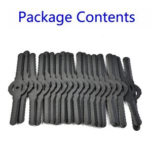 정원에 대 한 20 PCS 플라스틱 커터 블레이드 전기 무선 잔디 스트리머 도구 커터 잔디 잔디 깎는 기계 트리머 예비 액세서리