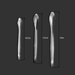 3 개/대 스테인레스 스틸 스푼 주걱 키트 핸들 실험실 용품 마이크로 스푼 실험실 용품