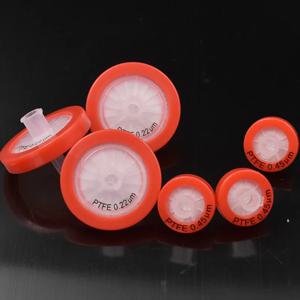 25pcs 실험실 13mm 25mm 플라스틱 일회용 PTFE 소수성 유형 미세 다공성 주사기 Drireven 공기 필터
