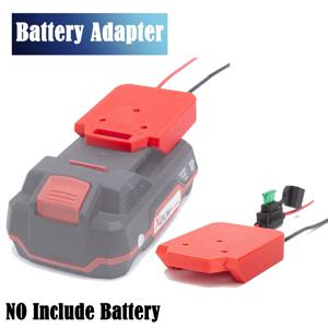 파크사이드 Lidl X20V 팀 리튬 어댑터용 파워 휠 배터리 DIY 어댑터 14 AWG 와이어(퓨즈 포함 및 퓨즈 없음)