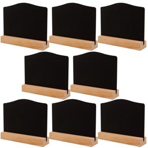 8pcs 미니 칠판 메시지 보드 분필 로그인 메시지 보드 로그인 탁상 메시지 칠판 분필 테이블 디스플레이 웨딩 공급
