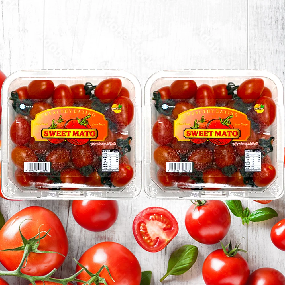 레드 스윗마토 1kg (500g 2팩) 망고향 스테비아 방울 토마토 당뇨 다이어트
