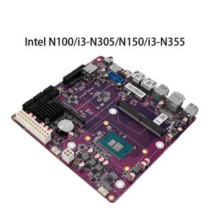 CWWK 12세대 I3-N355 N305 N100 N150 2*Intel I226-V 2.5G NAS 마더보드 6*SATA3.0 6디스크 소프트 라우터 1*DDR5 4800MHZ