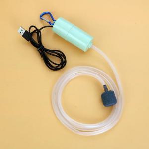 수족관 산소 공기 펌프 물고기 탱크 USB 자동 공기 압축기 통풍기 휴대용 미니 소형 산소 발생기 수족관 액세서리 5v 1W