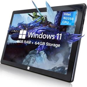Type-C 10.1인치 Windows 11 태블릿 Intel N3350 쿼드 코어 CPU 4GB RAM 64GB ROM 1920 x 1200 IPS 듀얼 카메라 1*USB 3.0 HDMI