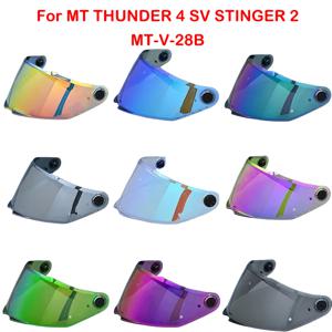 MT THUNDER 4 SV STINGER 2 MT-V-28B 교체 헬멧 쉴드 안경 고글 스크린 헬멧 부품 액세서리 용 헬멧 바이저