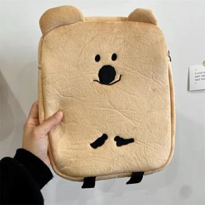 코알라 만화 귀여운  인치 컴퓨터 가방 iPad 보호 케이스 내부 키보드 마우스 보관 주머니 디지털 액세서리