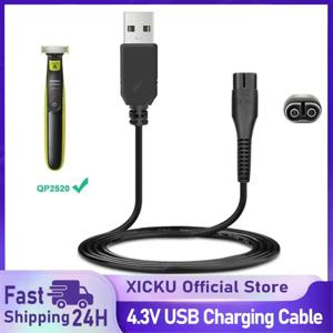 필립스 Norelco OneBlade QP2520 QP2521 QP2523 QP2510 / 11 면도기용 4.3V USB - 15V 충전기 전원 코드 어댑터 어댑터