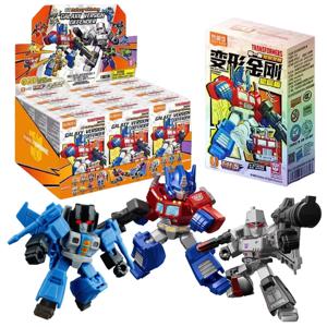 1/12Pcs 미니 변압기 5.5cm Optimus Prime bumblebee Megatron Thundercracker 로봇 액션 피규어 빌딩 블록 접합 장난감