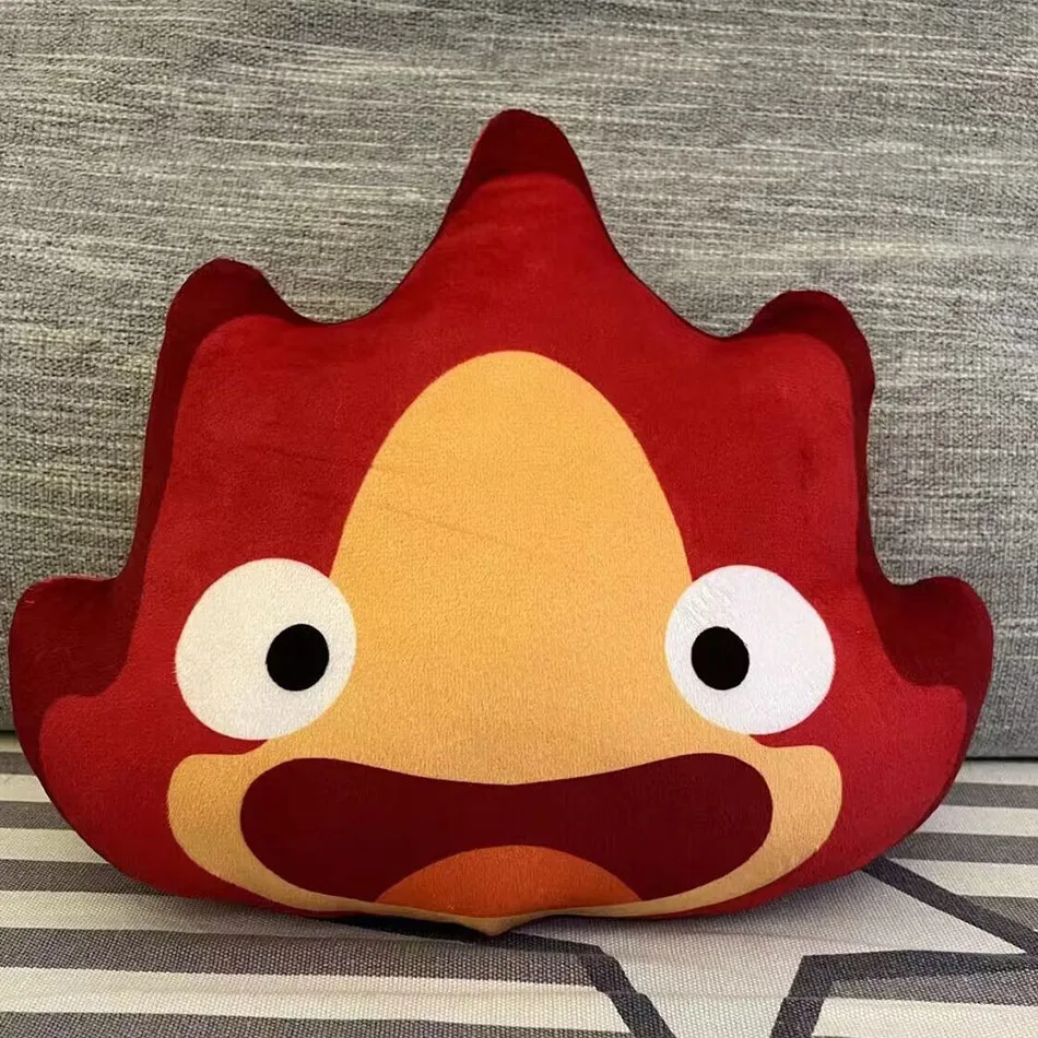 귀여운 만화 Calcifer 화재 플러시 어린이 크리스마스 선물 24CM