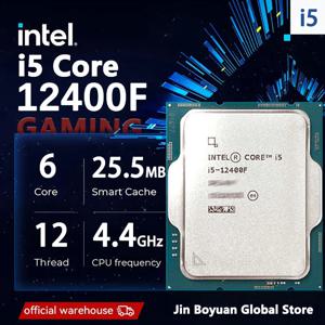 인텔 코어 i5-12400F i5 12400F, 2.5 GHz, 6 코어, 12 스레드 CPU, 10NM L3 = 18M, 65W, LGA 1700, 쿨러 없음, 신제품