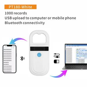 블루투스 Iso11784/5 Fdx-b 동물 애완 동물 ID 리더 칩 트랜스폰더 Usb Rfid 휴대용 마이크로칩 스캐너(개, 고양이, 말용)