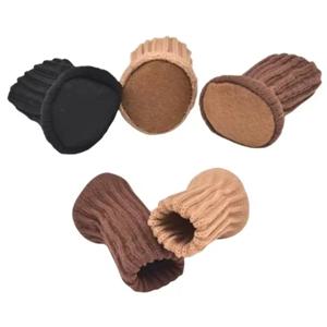24PCS 가구 피트 니트 프로텍터 의자 다리 바닥 미끄럼 방지 패드 테이블 다리 바닥 보호대 용 양말 의자 패드 커버