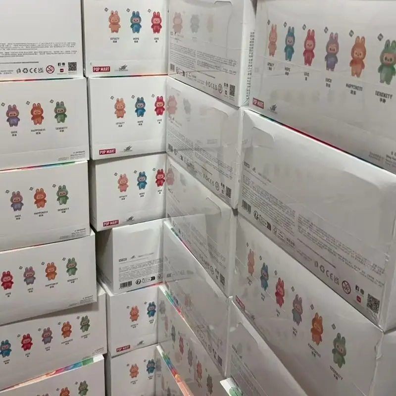 고품질 Labubu V3 복제 Labubu 블라인드 박스 괴물 미스터리 박스 Kawaii Lububu 인형 열쇠 고리 크리스마스 선물 키즈 완구
