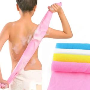 새로운 뷰티 스킨 엑스 폴리 에이 팅 수건 일본 바디 워시 타올 나일론 목욕 타올 스킨 폴리싱 타올 바디 백 스크러버 BathTool