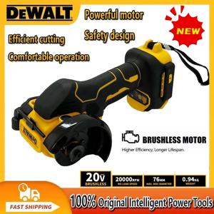 DeWALT 무선 앵글 그라인더 3 인치 미니 폴리싱 그라인딩 머신 20V 18V 배터리 용 전기 절단 전동 공구