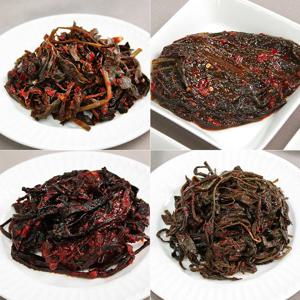 기본찬 양념4종 1.6kg/방풍나물+양념꺳잎+고들뺴기+고추잎무침